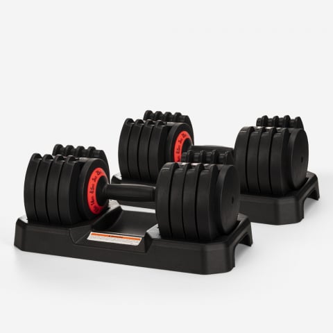Ett par 2 hantlar gym fitness justerbar vikt variabel belastning 50 kg Oonda