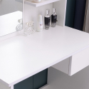 Sminkstation toalettbord med spegel låda och pall Mayca Katalog