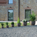 Rund design kruka för växter Ø 60cm trädgård balkong terrass Orione Pris