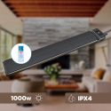 Infravärmare radiator 1000W wi-fi med dedikerad app smartphone Kontat Rea