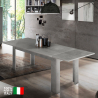 Utdragbart matbord 160-210x90cm modern grå design Jesi Bronx Försäljning