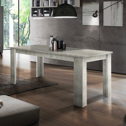 Utdragbart matbord modern design 160-210x90cm Jesi Pilka