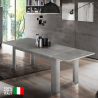 Utdragbart bord 140-190x90cm grått för vardagsrum matsal Jesi Stone Erbjudande