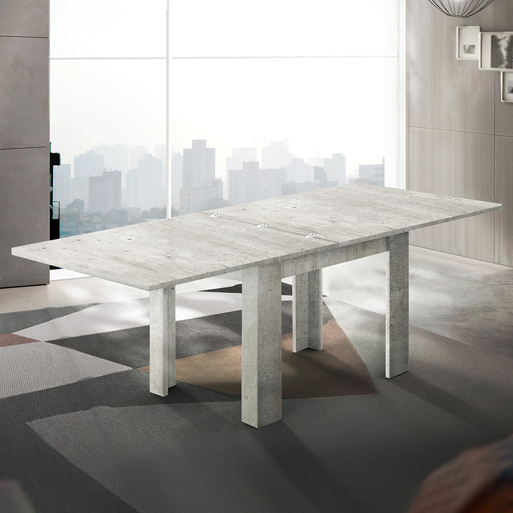 Utdragbart hopfällbart matbord 90-180x90cm matsal Jesi Style