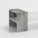 Soffbord vardagsrum 110x60cm modern design Cherry Concrete Rea