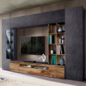 Väggmonterade TV-möbel TV-bänk vitrinskåp väggenhet kolumn skiffer Egypt Oban Kampanj