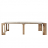 Utdragbart matbord trä 90x51-300cm konsolbord Pratika Wood Rea