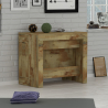 Utdragbart matbord trä 90x51-300cm konsolbord Pratika Wood Bestånd
