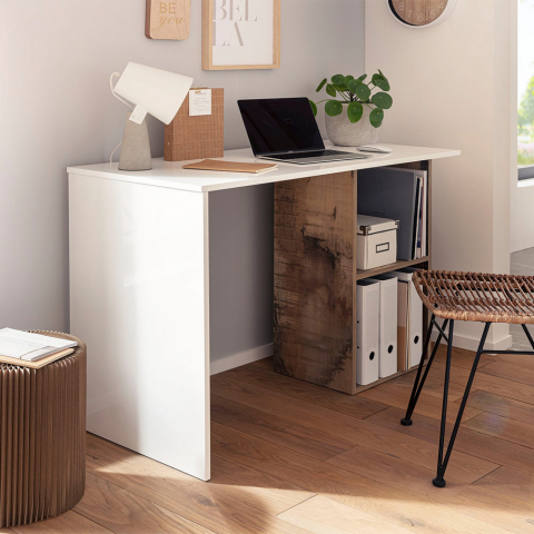 Skrivbord innovativ design 110x50cm hem home office kontor Conti Acero Kampanj
