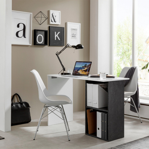 Skrivbord home office 110x50cm kontor hem modern design Conti Ardesia