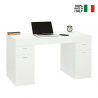 Skrivbord skjutbar skiva platsbesparande hem kontor 130x60cm Sliding L Försäljning