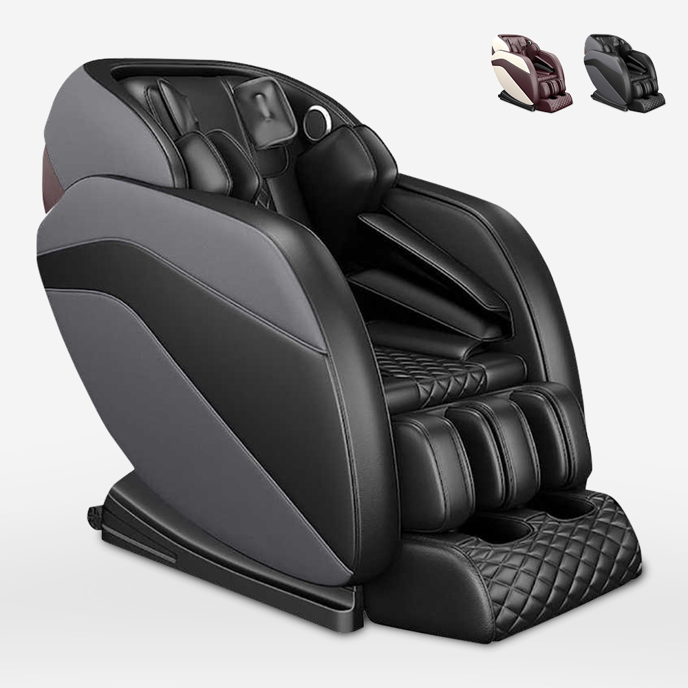 Professionell massagestol elektrisk 3D Zero Gravity Shiatsu Kiran