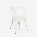 set industriell design bord 80x80cm 4 stolar stil kök bar reims 