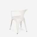 set industriell design bord 80x80cm 4 stolar stil kök bar reims 