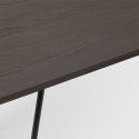 set bord 120x60cm industriell stil 4 trä stolar wismar top light Mått