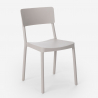 Set runt svart bord 80cm 2 stolar modern design Aminos Dark 