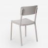 Set runt svart bord 80cm 2 stolar modern design Aminos Dark 