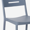 Set 2 stolar modern design kvadratiskt svart bord 70x70cm Larum Dark 