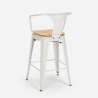 set 60x60cm högt bord 4 pallar kök bar mason top light 