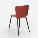 Set 4 stolar kvadratiskt bord 80x80cm industriell design Claw Light 