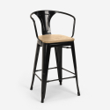 set högt bord kök bar 60x60cm 4 pallar bruck white top light Mått