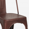 set 4 vintage stolar industriellt matbord 120x60cm hamilton Bestånd