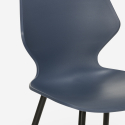 set kvadratiskt bord 80x80cm kök bar 4 stolar design howe light 