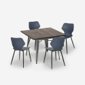 set bar kök kvadratiskt bord 80x80cm 4 stolar modern design howe Egenskaper