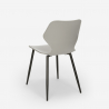 set 4 stolar rektangulärt bord 120x60cm Lix industriell design bantum 
