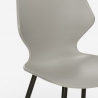set 4 stolar rektangulärt bord 120x60cm Lix industriell design bantum 