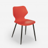 set 4 stolar rektangulärt bord 120x60cm industriell design bantum 