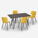 set kök matsal 4 stolar design bord 120x60cm palkis Mått