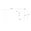 Set 6 transparenta stolar matbord 200x80cm industriell design Lewis 