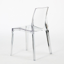 Set 6 transparenta stolar matbord 200x80cm industriell design Lewis Inköp