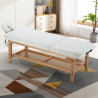 Massagebänk Trä Fast Professionell 225 cm Comfort Försäljning
