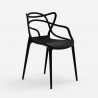 Stol med armstöd modern design stapelbar för kök bar restaurang Node