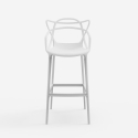 Hög barstol med armstöd modern design för kök restaurang Dej