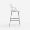 Hög barstol med armstöd modern design för kök restaurang Dej