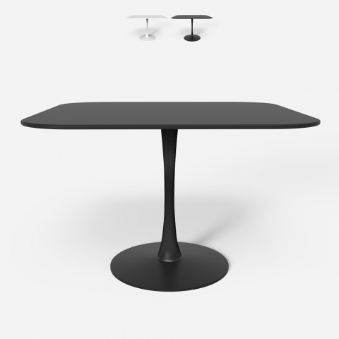 Kvadratiskt bord Tulip stil bar kök matsal skandinavisk design Lillium 100