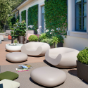 Fåtölj modern design utomhus trädgård bar restaurang Chubby Slide 