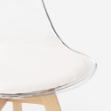 transparent stol kök bar med dyna skandinavisk design Tulipan caurs Egenskaper