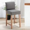 Pall i Trä för Bar och Kök i Henriks stil 63cm hög Comfort L Mått
