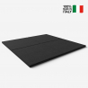 Gummerad stötsäker golvbeläggning skyddande golvplatta gym 1x1m Fit Square Katalog