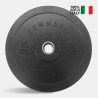2 x 15 kg olympiska skivor skivstång crosstraining gummi Bumper HD Italy Försäljning