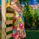 Lekplats i trä för barn i trädgården torn med rutschkana Carol-1 Försäljning