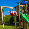 Rutschkana klättring gunga sandlåda barn lekplats trädgård Funny-3 Försäljning