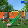 Lekplats trädgård barn rutschkana dubbelgunga klättring Funny-3 DS Försäljning