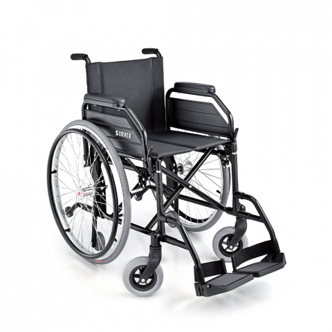 Självdrivande rullstol lättvikts hopfällbar för äldre funktionshindrade S12 Surace Kampanj