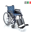 Självdrivande rullstol hopfällbar för äldre funktionshindrade benstöd S14 Surace Försäljning