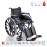 Självdrivande hopfällbar rullstol för äldre funktionshindrade med benstöd 500 Surace Erbjudande